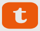 Stretched or compressed logo
